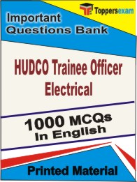 HUDCO Trainee Officer Electrical Book in English - Objective MCQ