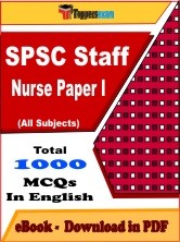 EBook of SPSC Staff Nurse (Paper 1), PDF Format in English