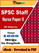 EBook of SPSC Staff Nurse (Paper 2), PDF Format in English