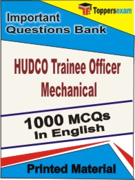 HUDCO Trainee Officer Mechanical Book in English - Objective MCQ