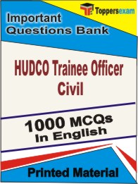 HUDCO Trainee Officer Civil Book in English - Objective MCQ