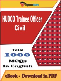HUDCO Trainee Officer Civil PDF Book In English - MCQ / Objective Questions