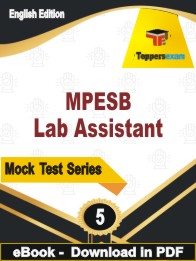 MPESB Lab Assistant Test PDF Book In English - Practice Set