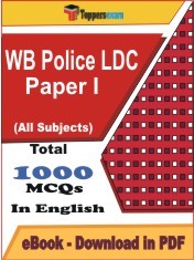 WB Police LDC Paper 1 PDF Book In English