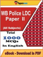 EBook of WB Police LDC Paper II Exam, PDF Format in English