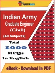 EBook of Indian Army Graduate Engineer (Civil) Exam, PDF Format in English