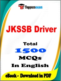 JKSSB Driver PDF Book in English - MCQ / Objective Questions