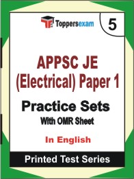 APPSC JE (Electrical) Paper 1 Book in English - Mock Test / Practice Set