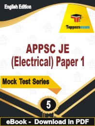APPSC JE (Electrical) Paper 1 Test PDF Book In English - Practice Set