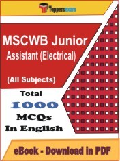 EBook of MSCWB Junior Assistant Exam (Electrical), PDF Format in English