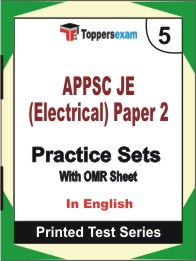 APPSC JE (Electrical) Paper 2 Book in English - Mock Test / Practice Set