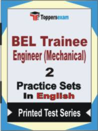BEL Trainee Engineer (Mechanical)  Book in English - Question Paper / Practice Set