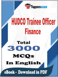 HUDCO Trainee Officer Finance PDF Book In Hindi - MCQ / Objective Questions
