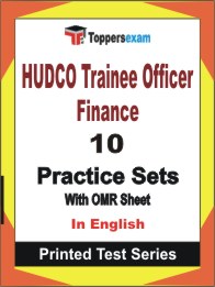 HUDCO Trainee Officer Finance Book in English - Practice Set