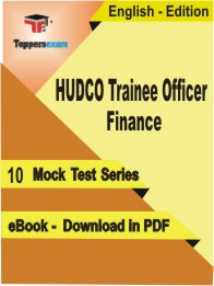 HUDCO Trainee Officer Finance PDF Book In English - Mock Test/Practice Set