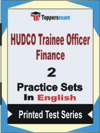 HUDCO Trainee Officer Finance Book in English - Question Paper / Practice Set