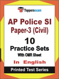 AP Police SI Paper- 3 (Civil) Book in English - Practice Set