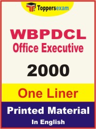 WBPDCL Office Executive One Liner Book in English