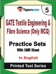 GATE Textile Engineering & Fibre Science (Only MCQ) Book in English - Mock Test / Practice Set