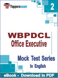 WBPDCL Office Executive Test PDF Book In English - Question Paper