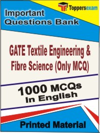 GATE Textile Engineering & Fibre Science (Only MCQ) Book in English - Objective MCQ