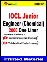 IOCL Junior Engineer (Chemical) One Liner Book in English