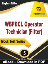 WBPDCL Operator Technician (Fitter) Test PDF Book In English - Practice Set