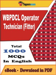 WBPDCL Operator Technician (Fitter) PDF Book In English - MCQ / Objective Questions