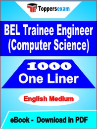 BEL Trainee Engineer (Computer Science) One Liner Book PDF in English