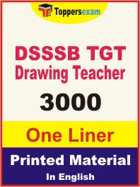 DSSSB TGT Drawing Teacher One Liner Book in English
