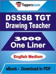 DSSSB TGT Drawing Teacher One Liner Book PDF in English