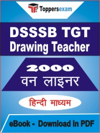 DSSSB TGT Drawing Teacher One Liner Book PDF in Hindi