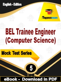 BEL Trainee Engineer (Computer Science)  PDF Book In English - Practice Set