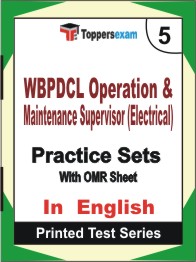WBPDCL Operation & Maintenance Supervisor (Electrical) Book in English - Mock Test / Practice Set