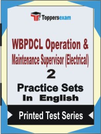 WBPDCL Operation & Maintenance Supervisor (Electrical) Book in English - Question Paper / Practice Set