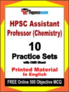 HPSC Assistant Professor (Chemistry) Test Book in English - Practice Set