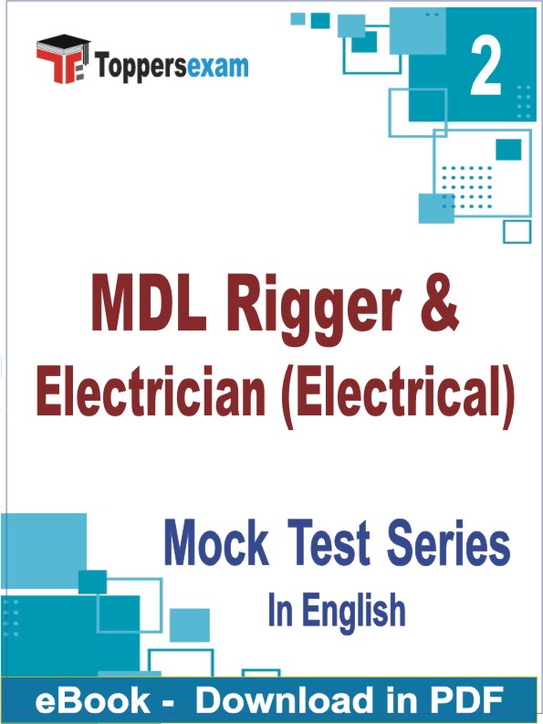 MDL Rigger & Electrician (Electrical) Test PDF Book In English - Question Paper