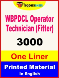 WBPDCL Operator Technician (Fitter) One Liner Book in English