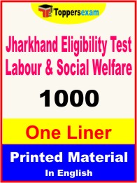 Jharkhand Eligibility Test Labour & Social Welfare One Liner Book in English
