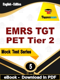 EMRS TGT PET Tier 2  PDF Book In English - Practice Set