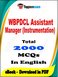 WBPDCL Assistant Manager (Instrumentation) PDF Book in English - MCQ / Objective Questions