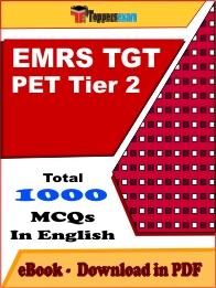 EMRS TGT PET Tier 2 PDF Book In English - MCQ / Objective Questions