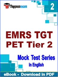 EMRS TGT PET Tier 2 PDF Book In English - Question Paper