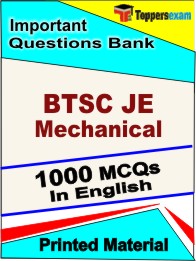 BTSC JE Mechanical Book in English - Objective MCQ