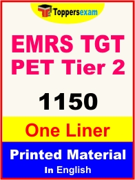 EMRS TGT PET Tier 1 Preliminary One Liner Book in English