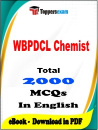 WBPDCL Chemist PDF Book In English - MCQ / Objective Questions