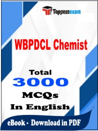 WBPDCL Chemist PDF Book In English - MCQ / Objective Questions