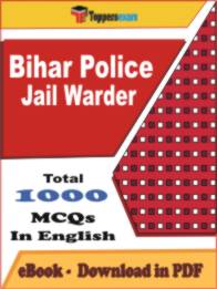 Bihar Police Jail Warder PDF Book In English - MCQ / Objective Questions