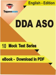 DDA ASO PDF Book In English - Mock Test/Practice Set