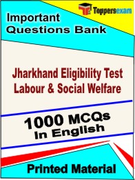 Jharkhand Eligibility Test Labour & Social Welfare Book in English - Objective MCQ
